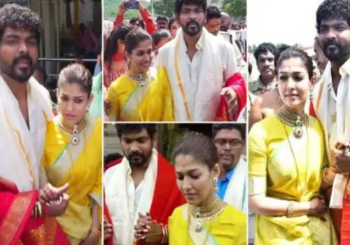 TTD action on Nayantara wearing sandals at Tirumala Mada Street