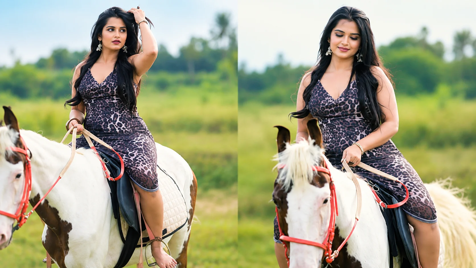 గుర్రంపై ప్రియాంక జైన్ రైడ్.. సోషల్ మీడియా షేక్!