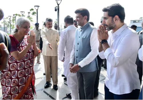 union finance minister nirmala sitaraman lay foundation stone