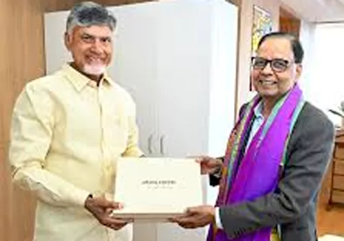 Chandrababu met with the chairman of the economic association