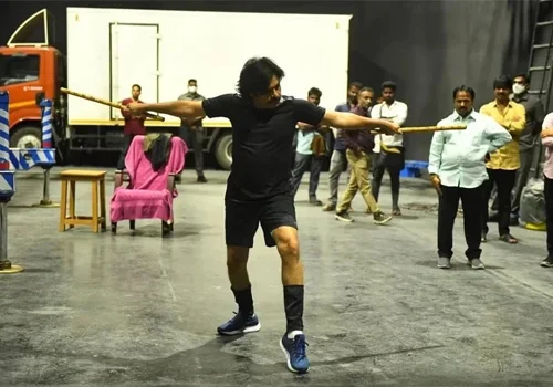 Pawan Kalyan getting ready for High octane action Sequences in Hari Hara Veera Mallu