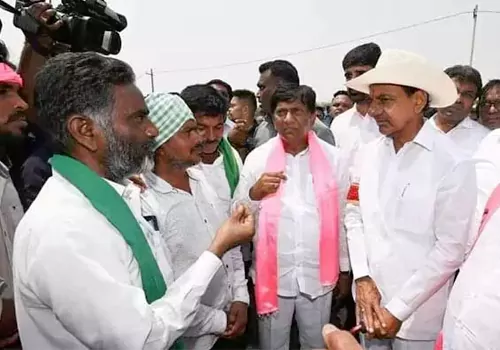 no response from farmers and people for kcr