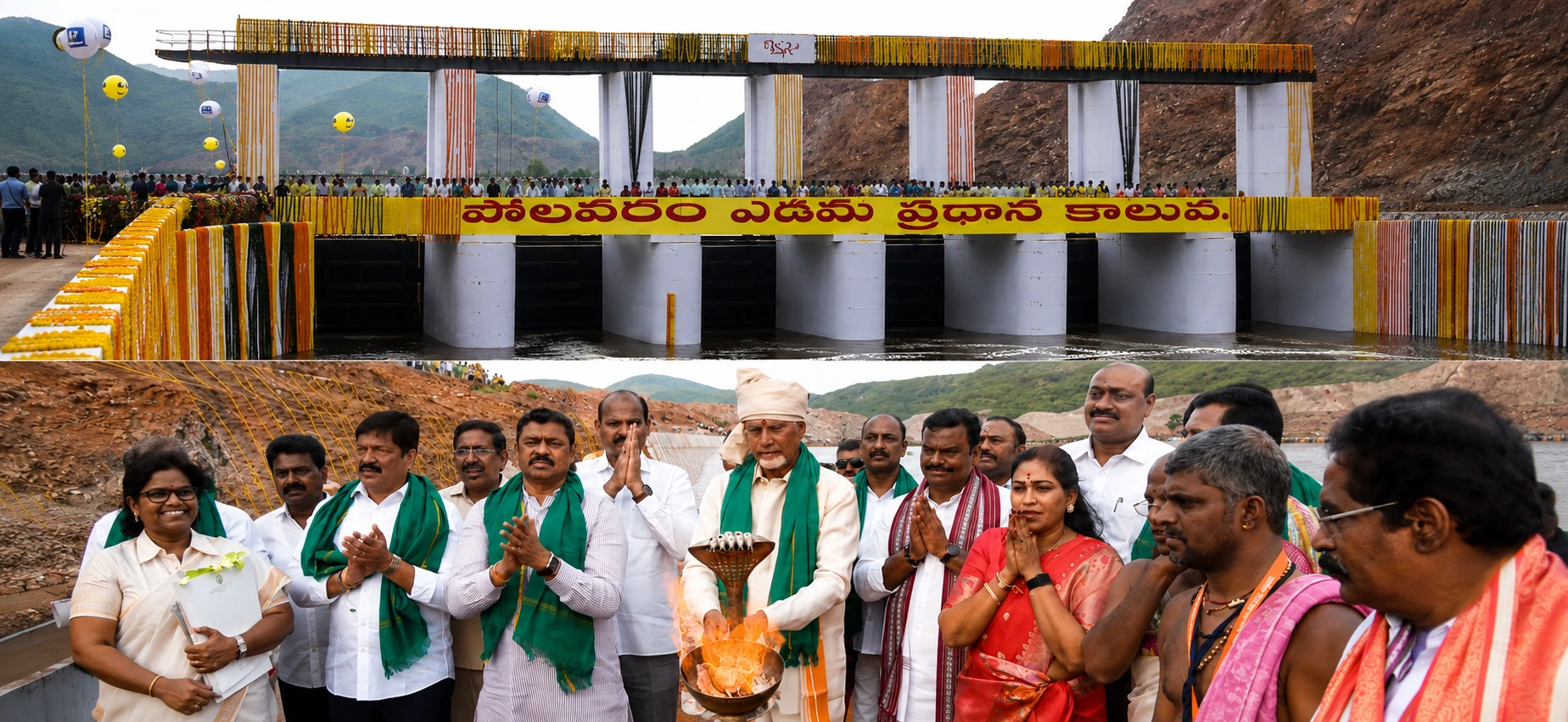 ఉత్తరాంధ్ర దశాబ్దాల కల సాకారం.. గోదావరి జలాలను విడుదల చేసిన సీఎం చంద్రబాబు..!