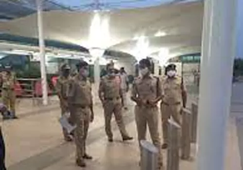 now tenssion atmospher in gannavaram air port