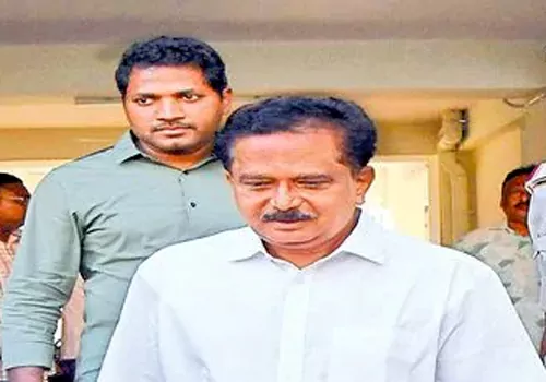 psr anjaneyulu taken to hospital fron jail
