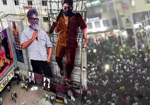 stampede at  pushpa premier show