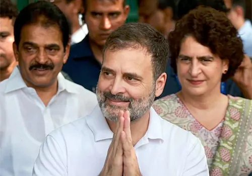 rahul to enter into parliament