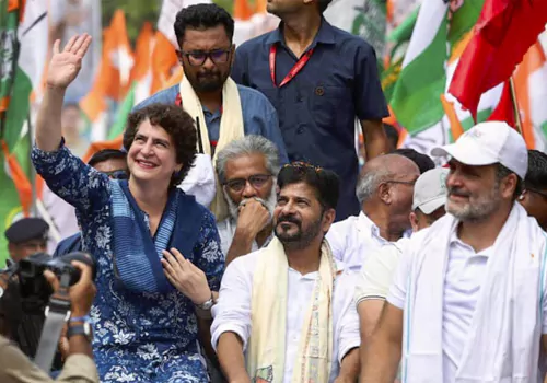 telangana cm revath gets top most priority in rahul bihar tour