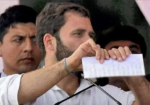 rahul disqualify self incrimination