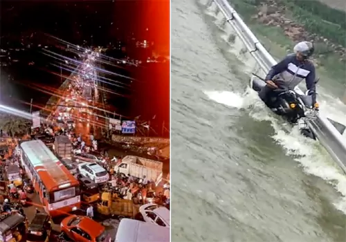heavy rain brought life to standstill in hyderabad