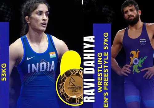 india bags two more gold tn wresling
