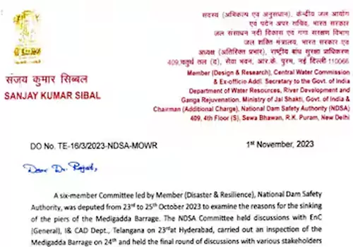 brs and kcr silence on kaleswaram