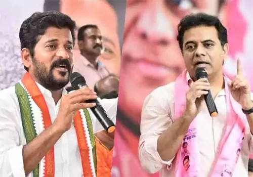 KTR and Revanth reddy counters to PM Modi