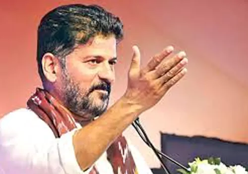 cm revanth house compound wall demolished