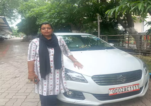 Driver Sandhya Rani is an ideal woman