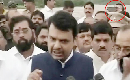 Maharashtra Minister Prakash Mehta Denies Taking Selfie At Bridge Collapse Site