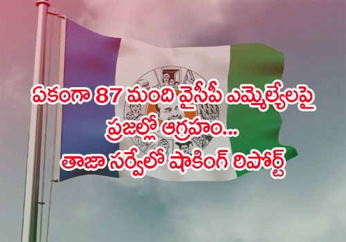 shocking survey report on ycp mlas