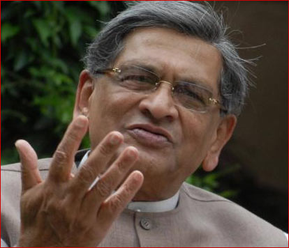 SM Krishna Joins BJP