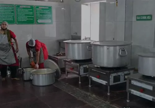 smart kitchen in kadapa municipal high school