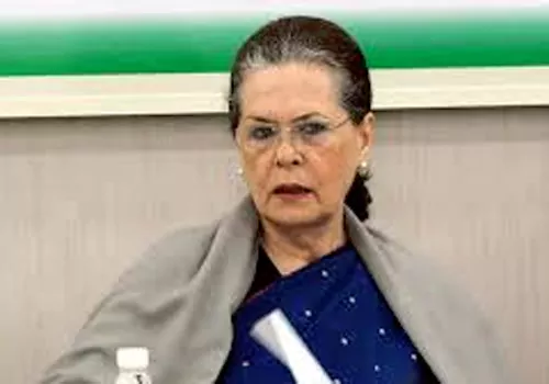 sonia gandhi once more as congress chief
