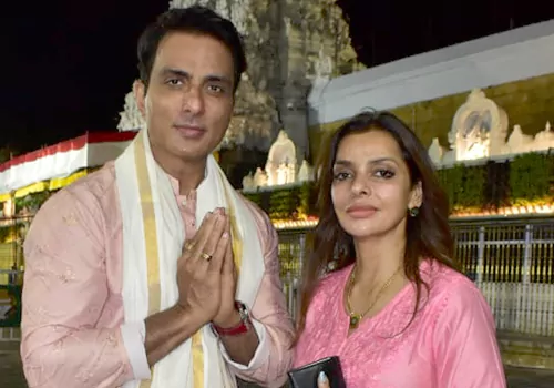 actor Sonu Sood in Tirumala Srivari Seva