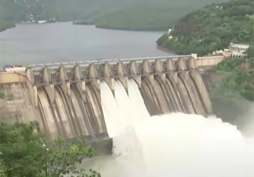 Srisailam Dam nears full water level