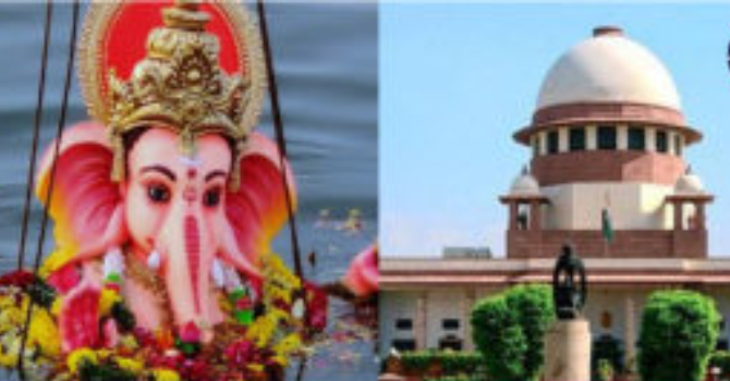 Supreme court green signal to Vinayaka nimajjanams in hussain sagar