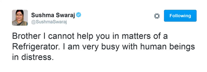 External Affairs Minister