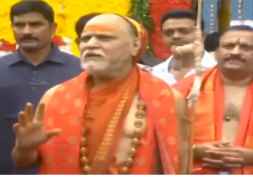 swaroopananda fires jagan sarkar