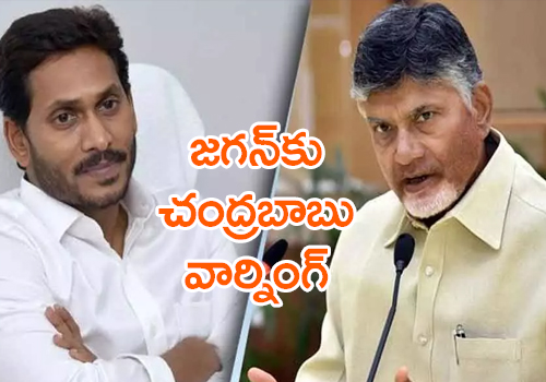 tdp chief chandrababu warning to cm jagan on election