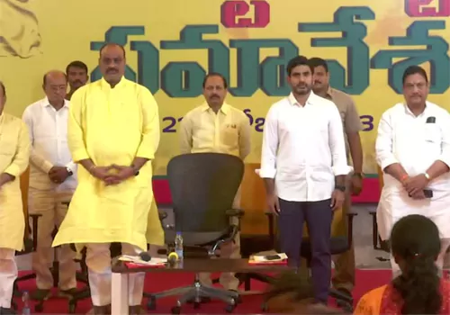 lokesh emotional on babu arrest