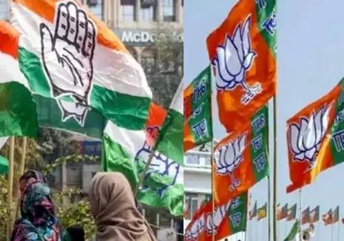 telangana awaj survey  say brs in third place