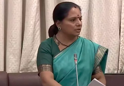 kavitha application to election commission