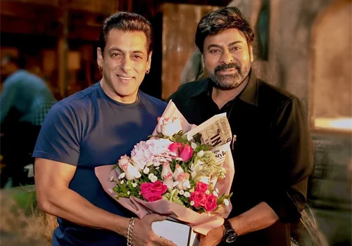 Salman khan joins Megastar Chiranjeevi Godfather Shoot.