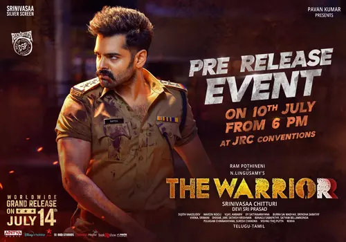 The Warriorr Telugu Pre Release Event on?