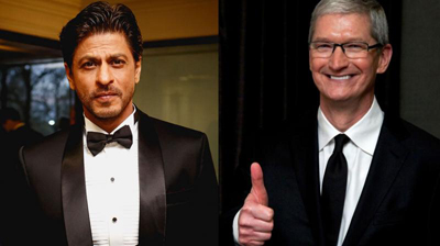 SRK to host party for Apple CEO