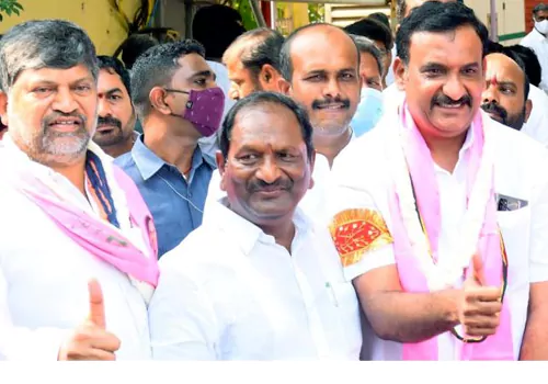 trs facing tough fight with ravinder singh in mlc election
