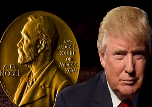 trump self pramotion for nobel peace prize