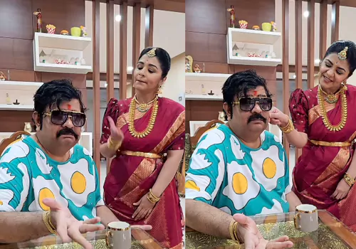 ఆమ్లెట్ టీ షర్ట్ తో వేణు స్వామి రీల్..మీలో ఈ యాంగిల్ కూడా ఉందా!