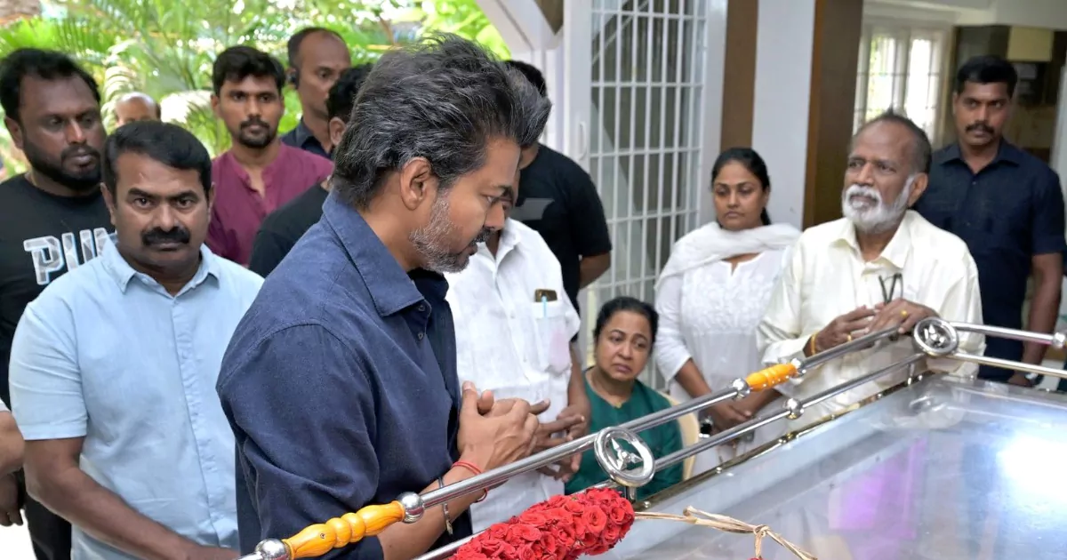Vijay: భారతీరాజాకి నివాళులు అర్పించిన దళపతి విజయ్.. చివరి కోరిక తీరకుండానే