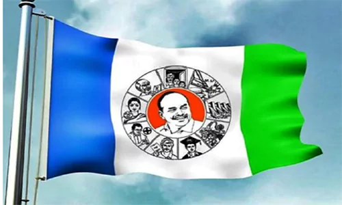 ycp leader followers warning business man in guntur dist