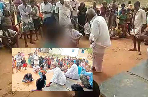 Village elder beats minor girl in anantapur