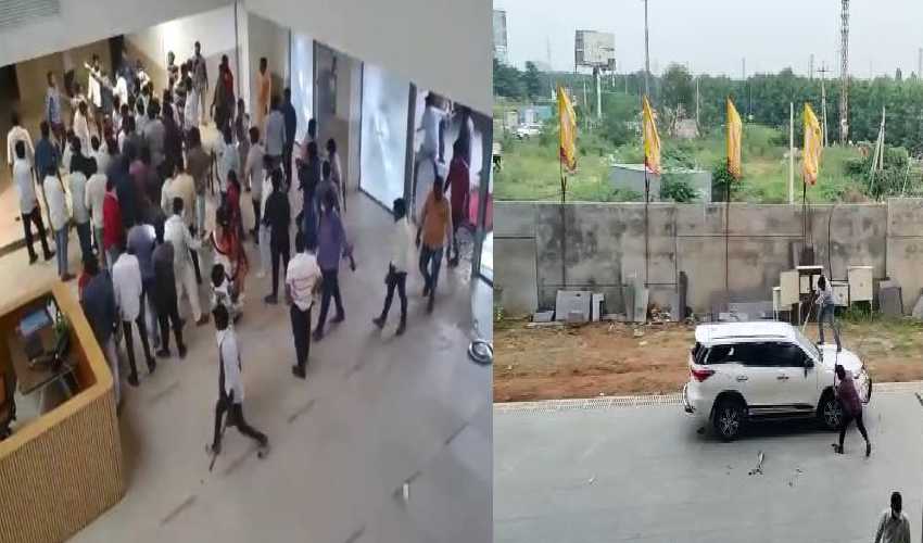 ycp attacks on tdo offices creat tention in ap