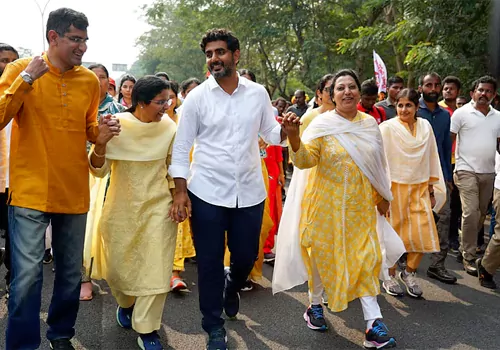 The Naralokesh Yuvagalam Yatra ended unopposed