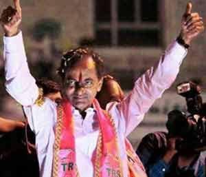 trs leading in telangana