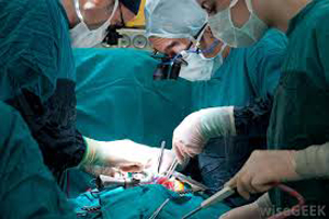 Caesarean abdomen mobile phone