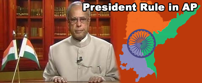 Presidents rule in AP
