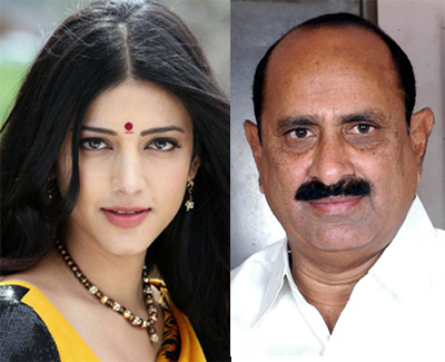 shruti hassan minister kamineni