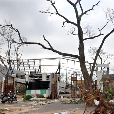 visakhapatnam hudhud cyclone rehabilitation under progress