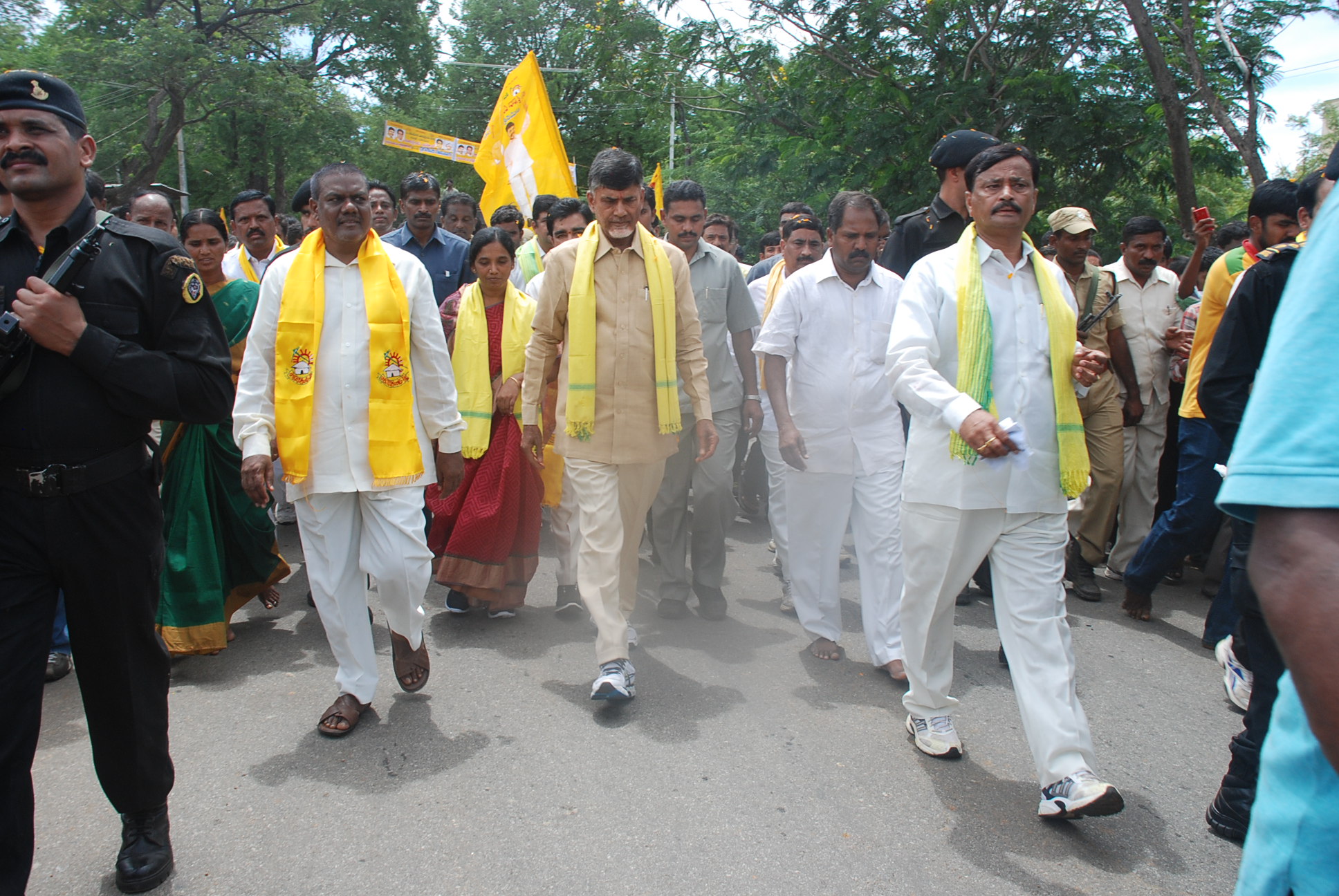 Chandra babu raitu yatra